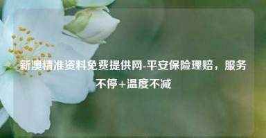 新澳精准资料免费提供网-平安保险理赔，服务不停+温度不减