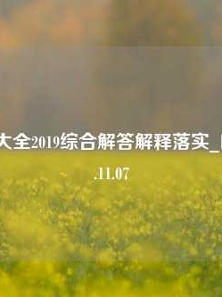 资料免费大全2019综合解答解释落实_白银版2024.11.07