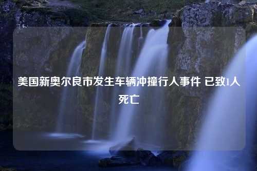 美国新奥尔良市发生车辆冲撞行人事件 已致1人死亡