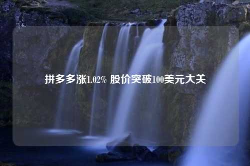 拼多多涨1.02% 股价突破100美元大关